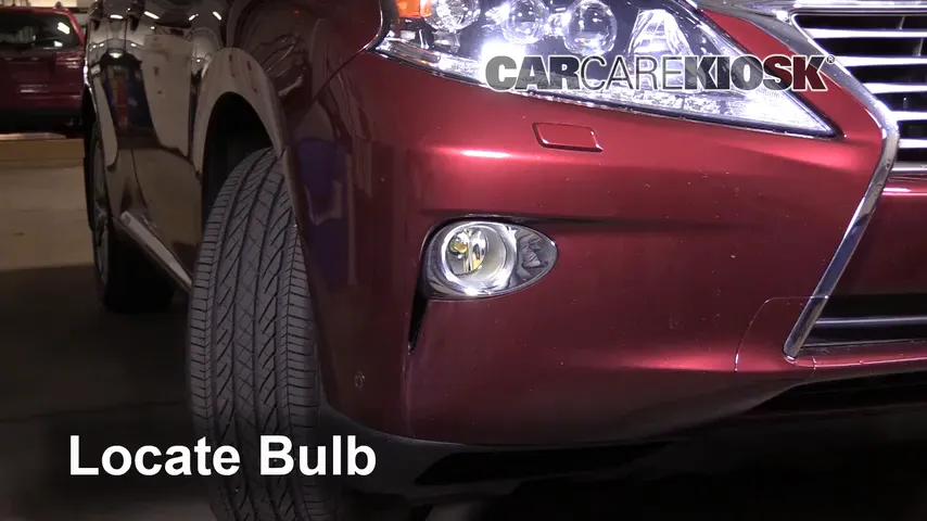 2013 Lexus RX450h 3.5L V6 Éclairage Feu antibrouillard (remplacer l'ampoule)